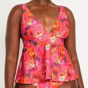 NWT Swim Top, V-Neck Swing Tankini